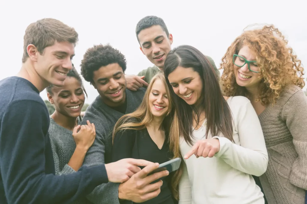 A group of young adults