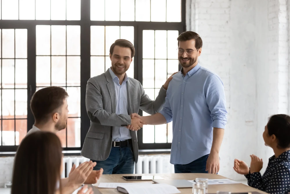 Welcoming new employee